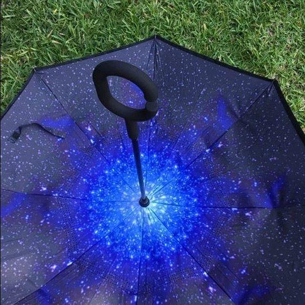 Зонтик обратного сложения Galaxy 8 спиц купол 120 см (30243) - фото 4 Зонтик обратного сложения Galaxy 8 спиц купол 120 см (30243) - фото 4