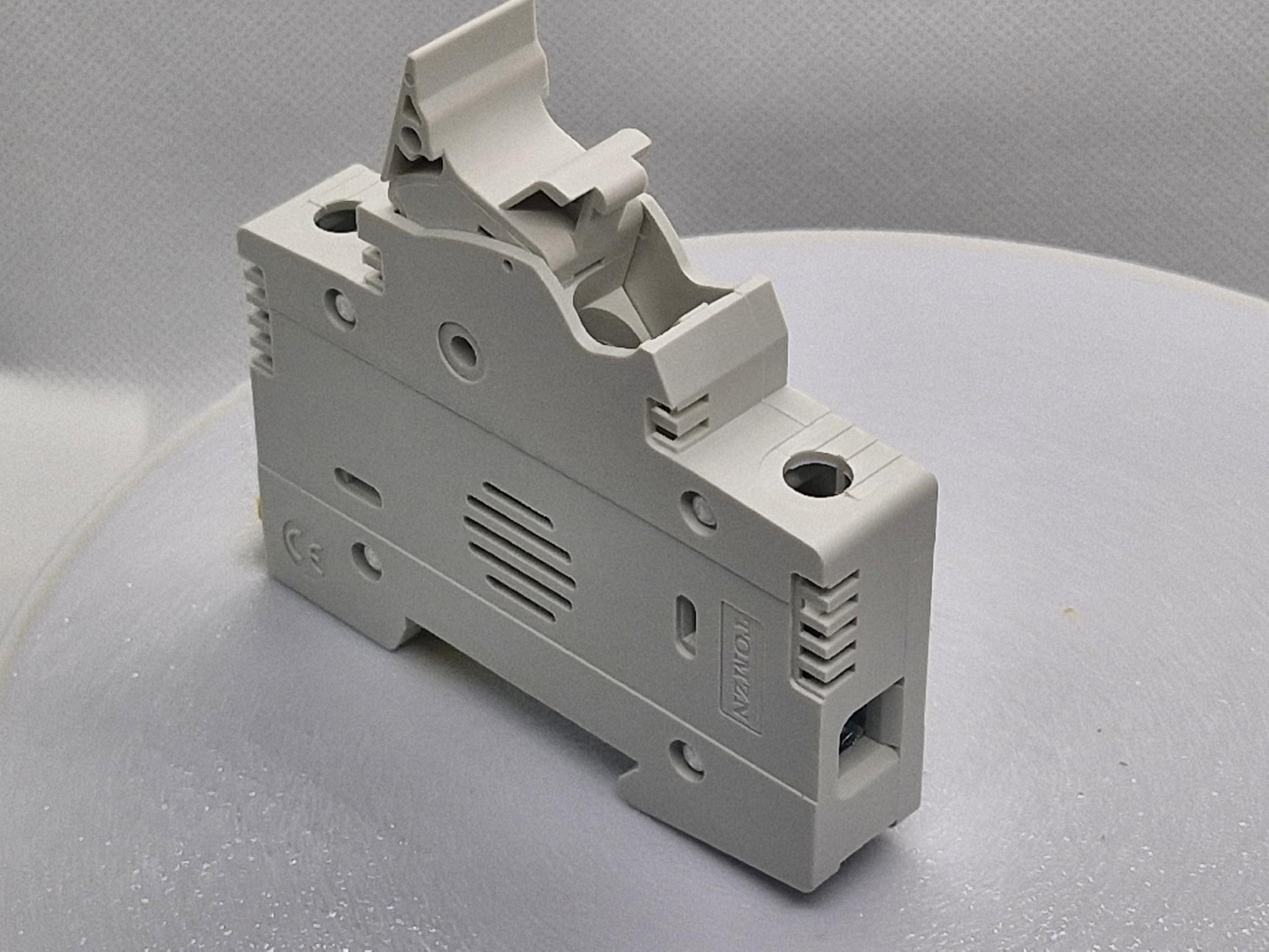 Тримач запобіжника TOMZN +1 32 А DC до 1000V однополюсний 1Р для сонячних панелей PV gPV TOPV-32 на DIN рейку 10x38 мм (98042728) - фото 11