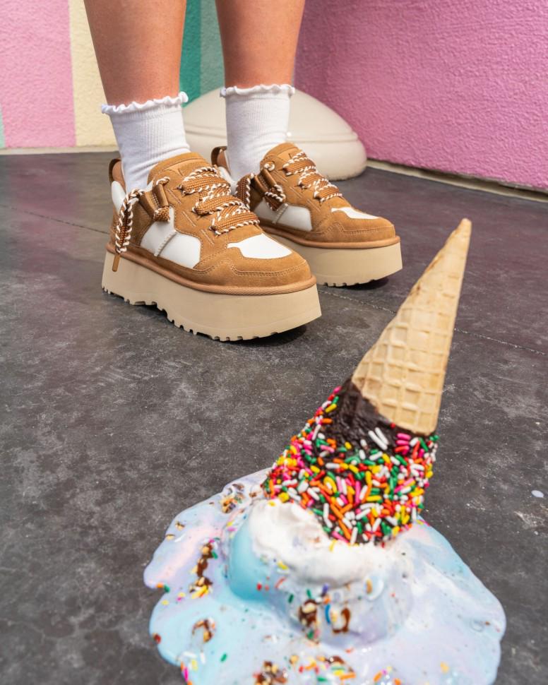 Кросівки жіночі UGG Astromel Jasmine FUR Chestnut р. 39 Помаранчевий (20749) - фото 6 Кросівки жіночі UGG Astromel Jasmine FUR Chestnut р. 39 Помаранчевий (20749) - фото 6