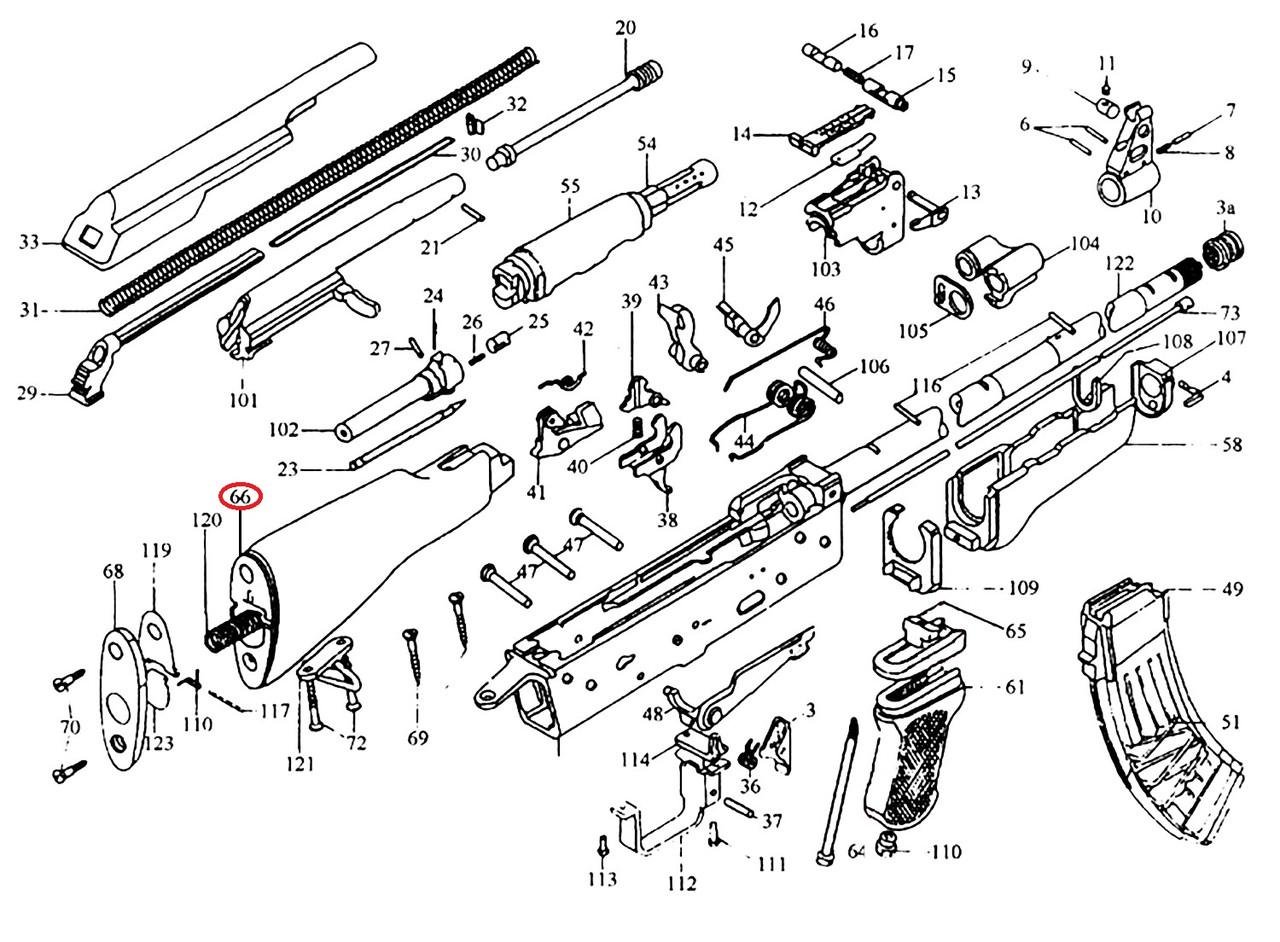 Приклад АКМ (1743975378) - фото 5 Приклад АКМ (1743975378) - фото 5