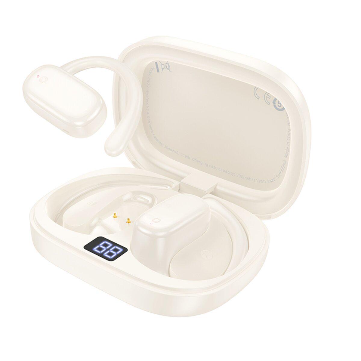 Наушники Borofone BW73 Lucky Open TrueWireless BT headset Milky White (6941991114847)