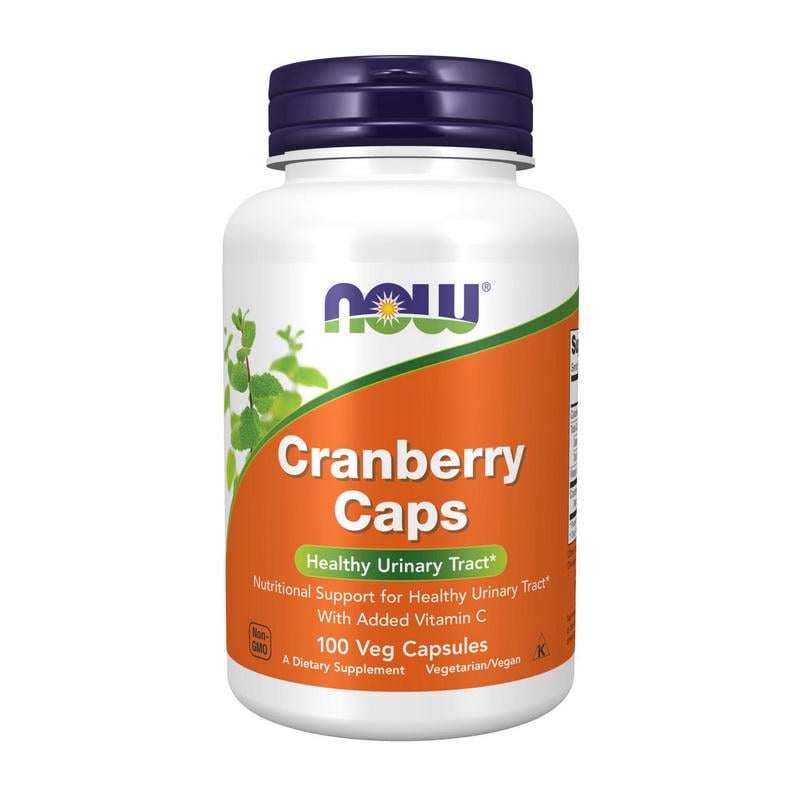 Клюква NOW Cranberry Caps 700 мг с витамином C 100 вер. капс.