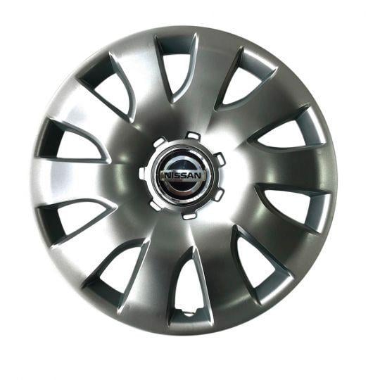 Автомобильные колпаки SKS 425 R16 с логотипом Nissan 4 шт. Серебристый