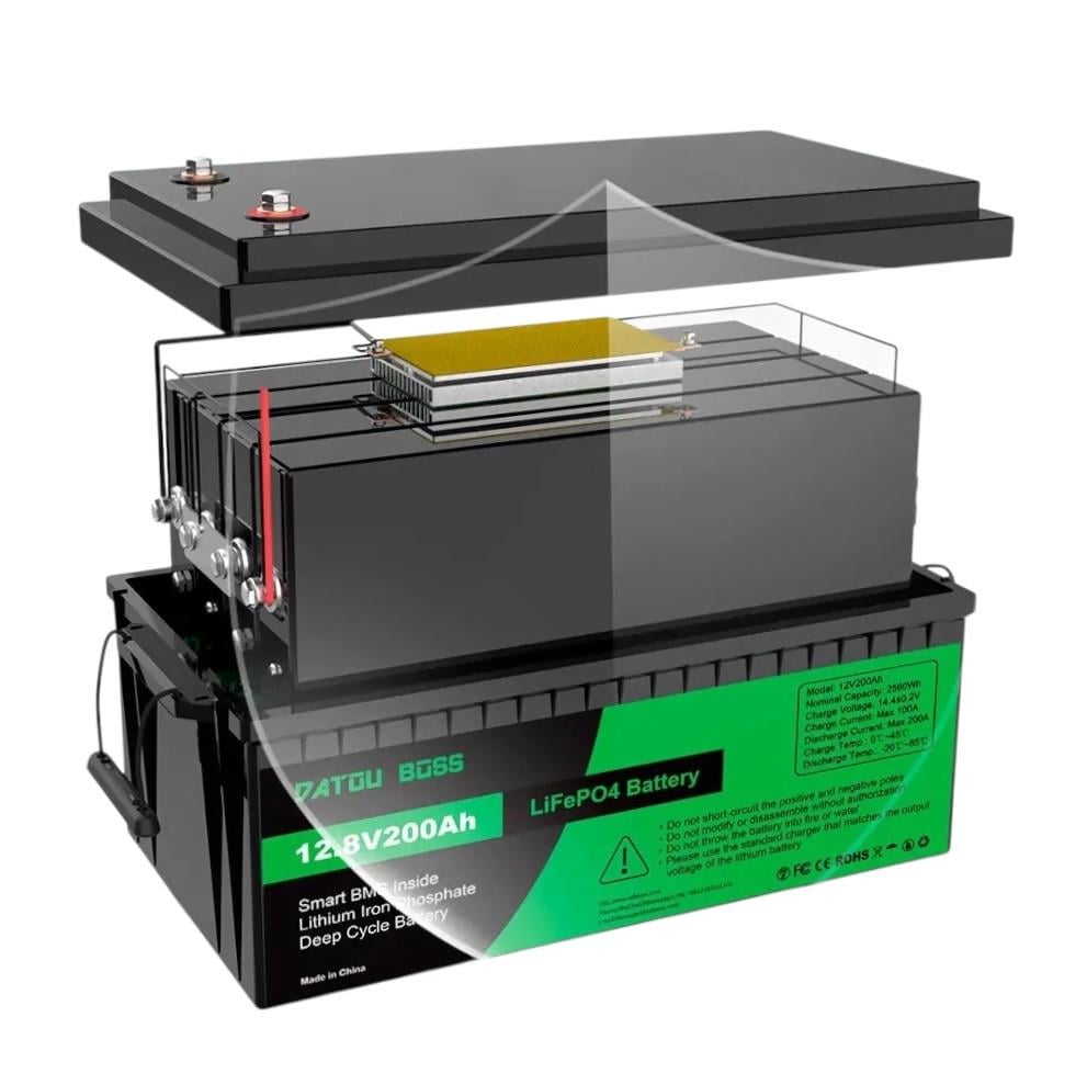 Акумулятор літій-залізо-фосфатний DATOU BOSS 12V 200А - фото 3 Акумулятор літій-залізо-фосфатний DATOU BOSS 12V 200А - фото 3
