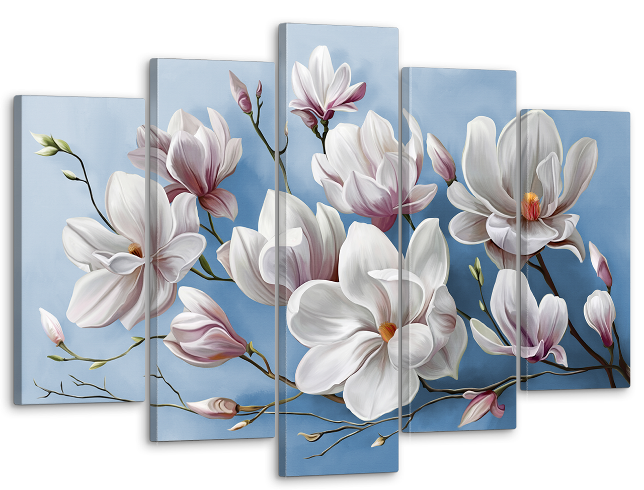 Картина модульная на холсте DK Магнолии 80x125 см (MK50295)