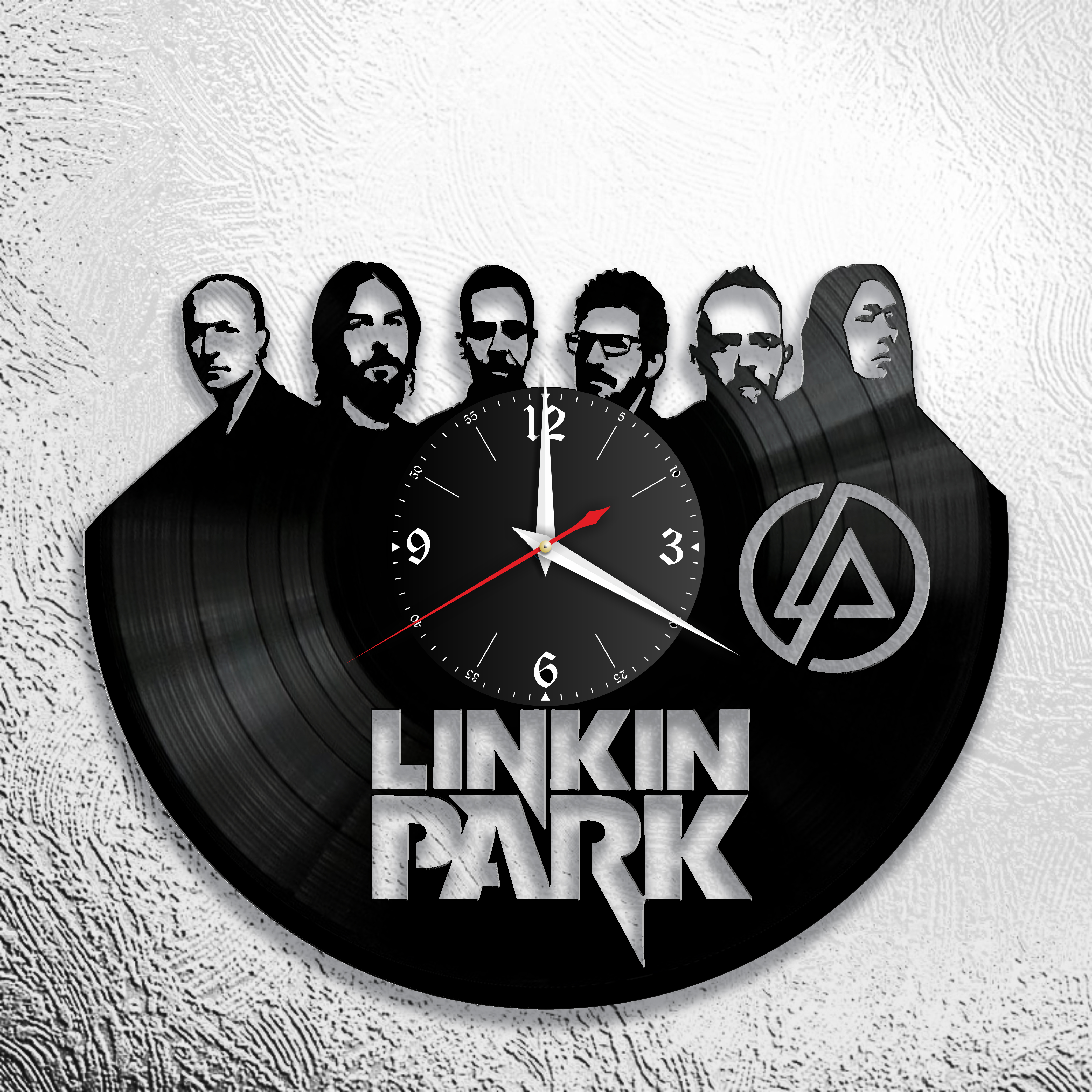 Часы настенные Linkin Park 0666 из виниловой пластинки