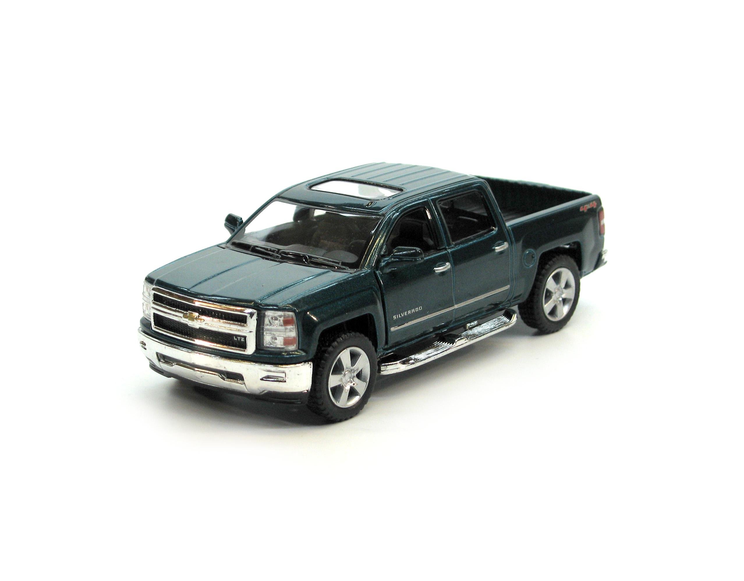 Машинка Kinsmart KT5381W металлическая Chevrolet Silverado 2014