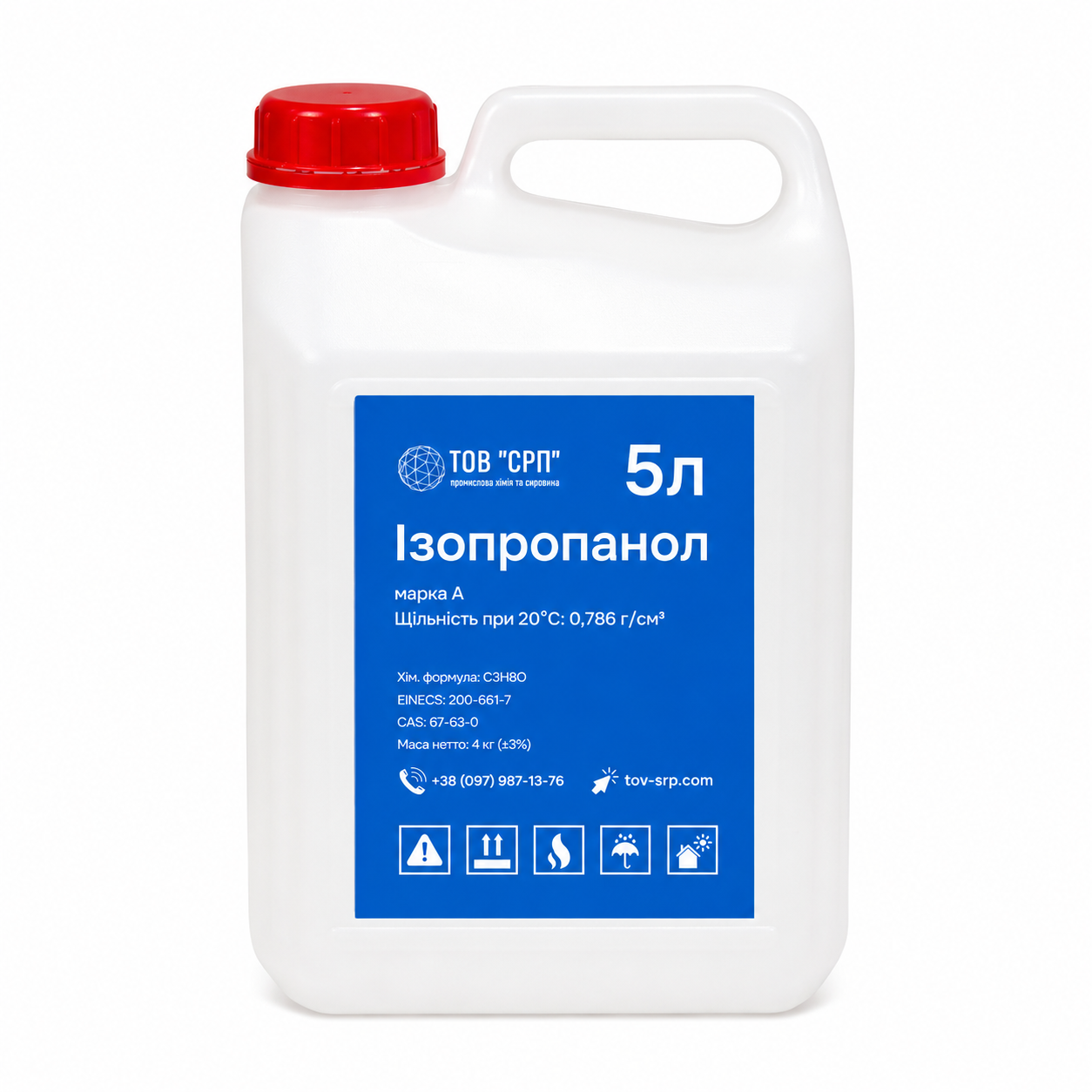 Ізопропанол ІПС спирт марка А 5 л (2881036810)