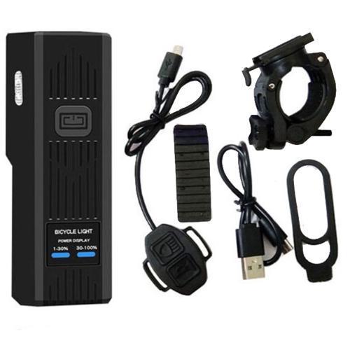 Фонарь велосипедный со звонком MT-007-T6 microUSB с выносной кнопкой (15467814)