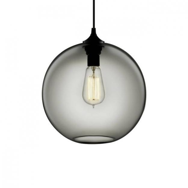 Люстра подвесная Loft Glass D40/H30 Smoky Grey (036150-SHL)