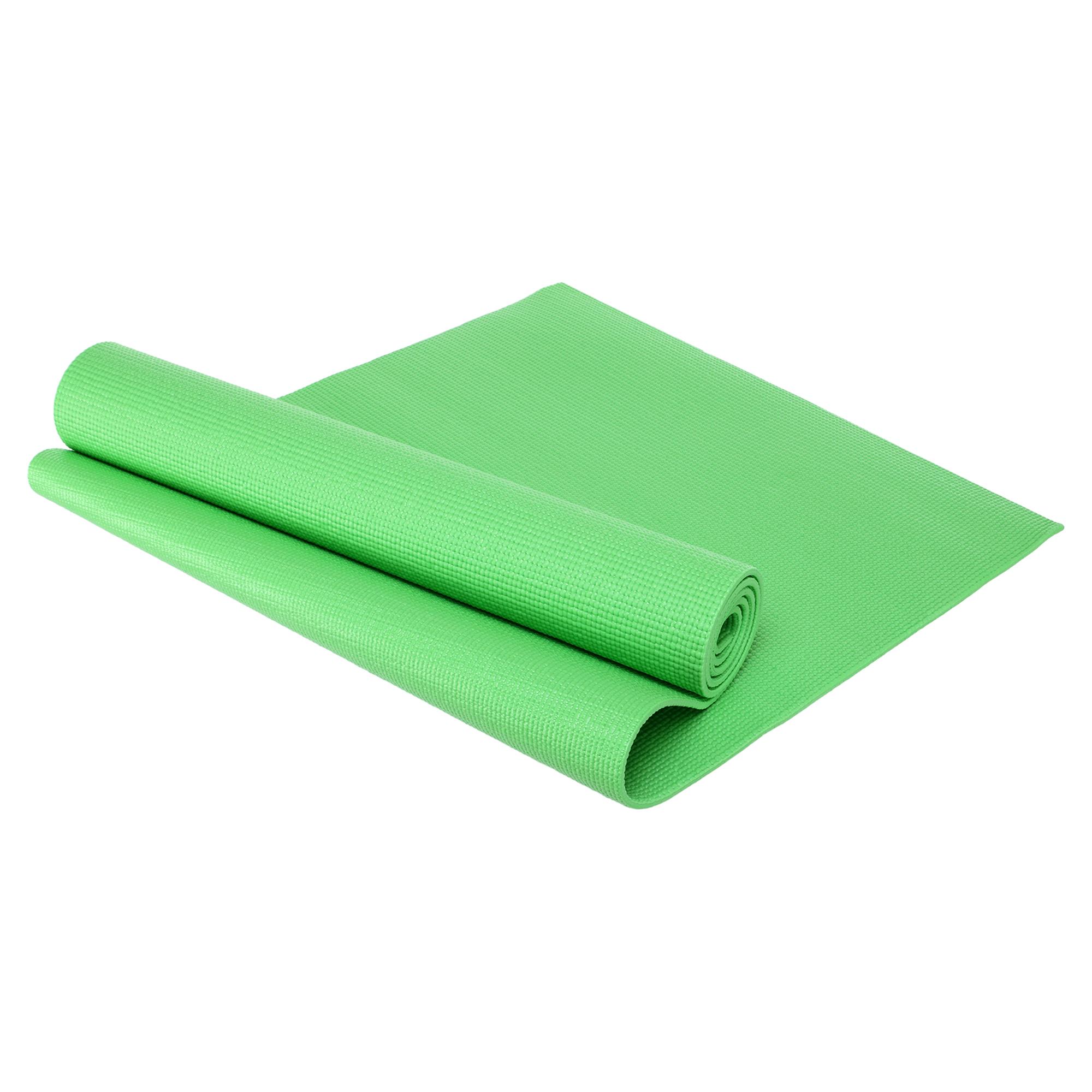 Коврик для фитнеса и спорта SP-Sport PVC FI-8724 173x61x0,6 см Салатовый