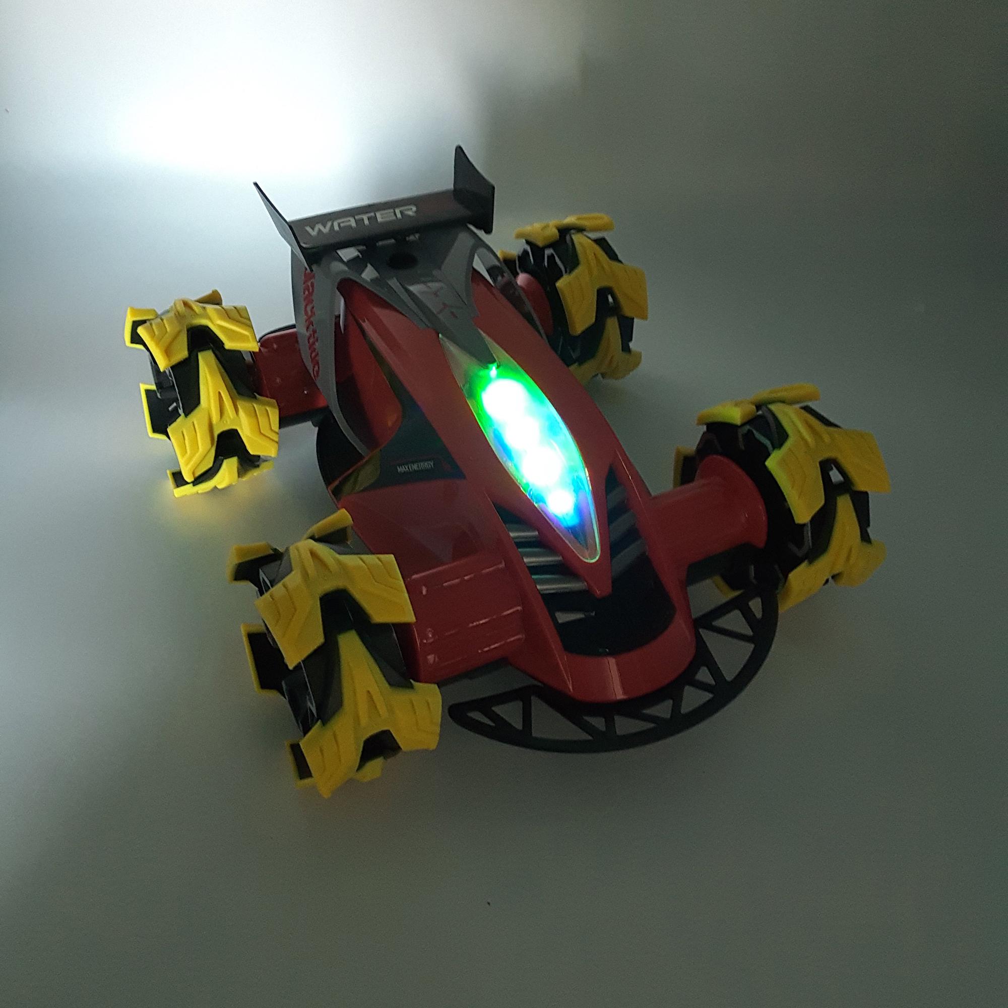 Машинка гоночная трюковая AmirTure с озвучкой 30 см и подсветкой Красный (121037k) - фото 2