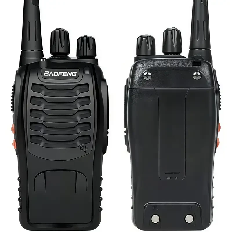 Набор рационов Baofeng BF-888S UHF 400-470 MHz с зарядными станциями 16 каналов 2 шт. Черный (2746863480) - фото 9