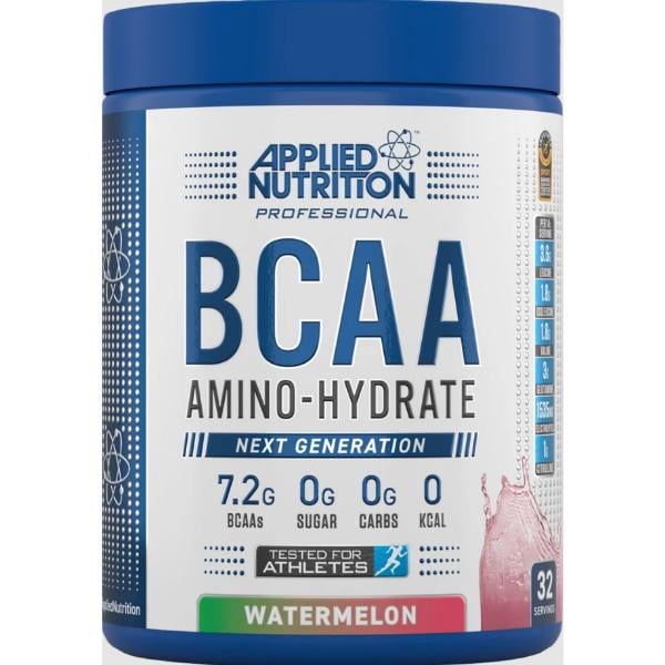 Аминокислота BCAA для спорта Applied Nutrition Bcaa Amino Hydrate Арбуз 450 г 32 порций (000021752)