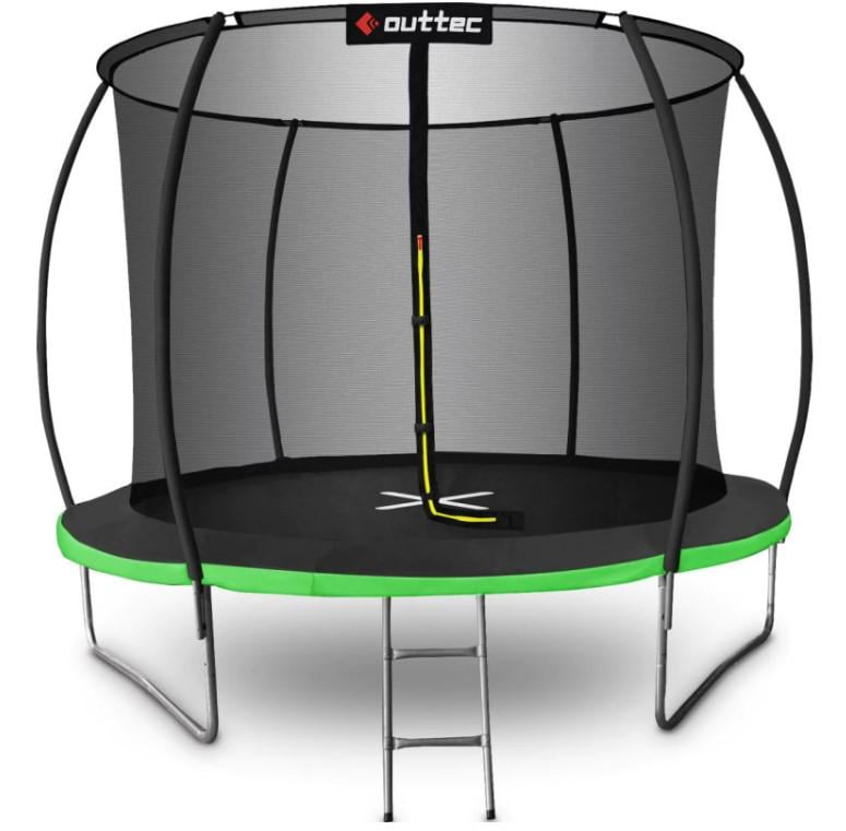 Батут із внутрішньою сіткою Outtec Pumpkin 8 футів 252 см Чорно-зелений (V376579) Батут із внутрішньою сіткою Outtec Pumpkin 8 футів 252 см Чорно-зелений (V376579)