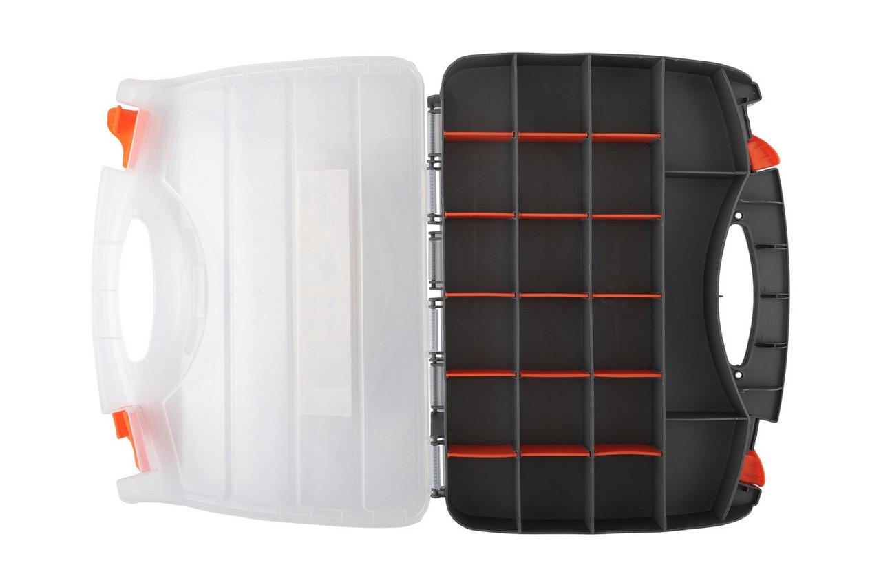 Органайзер двосторонній з ручкою 15" 380х290х80 мм 30 секцій - фото 7 Органайзер двосторонній з ручкою 15" 380х290х80 мм 30 секцій - фото 7