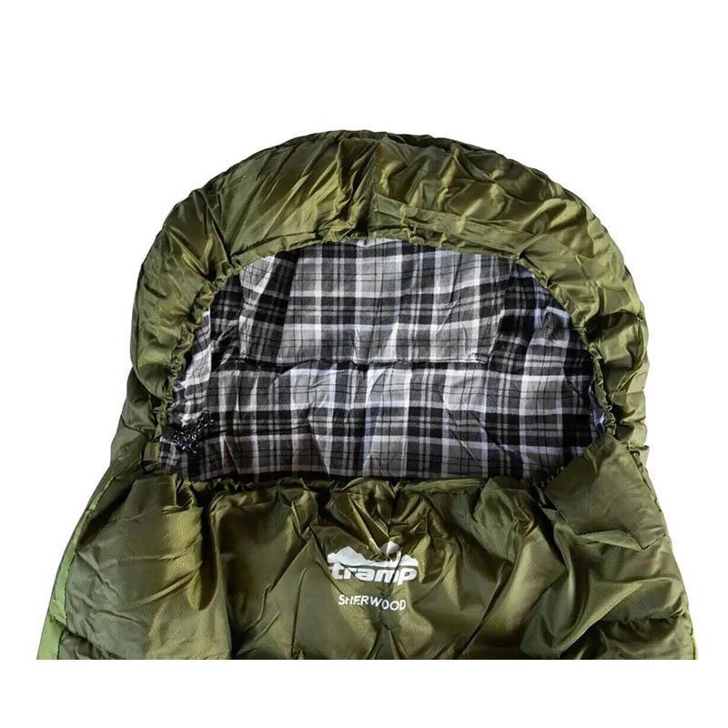 Спальный мешок Tramp Sherwood Long левый 230x100 см Dark Olive/Grey (UTRS-054L-L) - фото 5