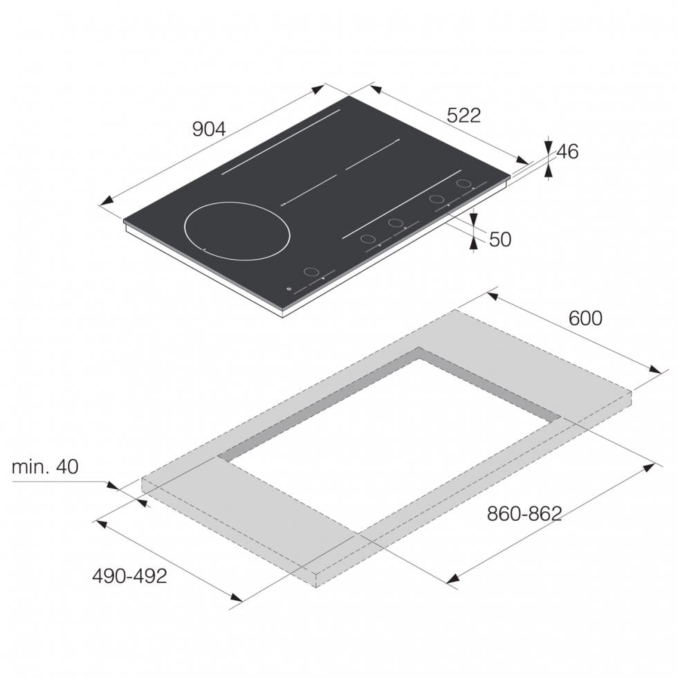 Варочная поверхность Asko HID 925MC (44115) - фото 3 Варочная поверхность Asko HID 925MC (44115) - фото 3