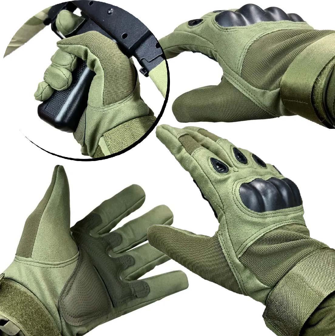 Перчатки закрытые Oakley M Оливковый - фото 3 Перчатки закрытые Oakley M Оливковый - фото 3