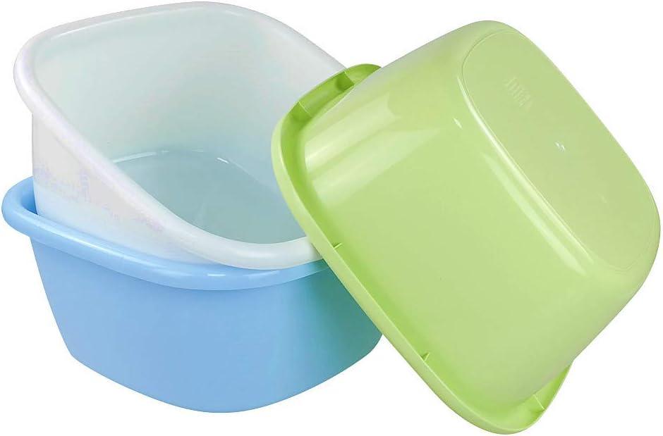 Таз пластиковий квадратний для миття посуду на 16 л 3 шт.