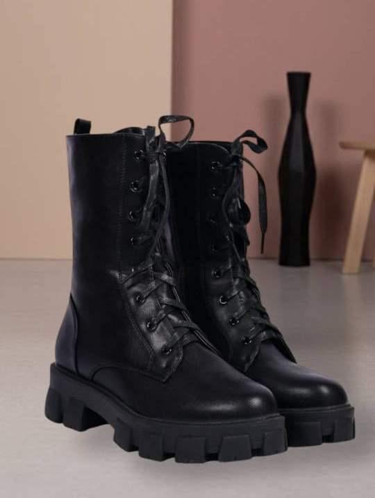 Черевики жіночі ABA 558-21 на флісі р. 36 Чорний (32197120)