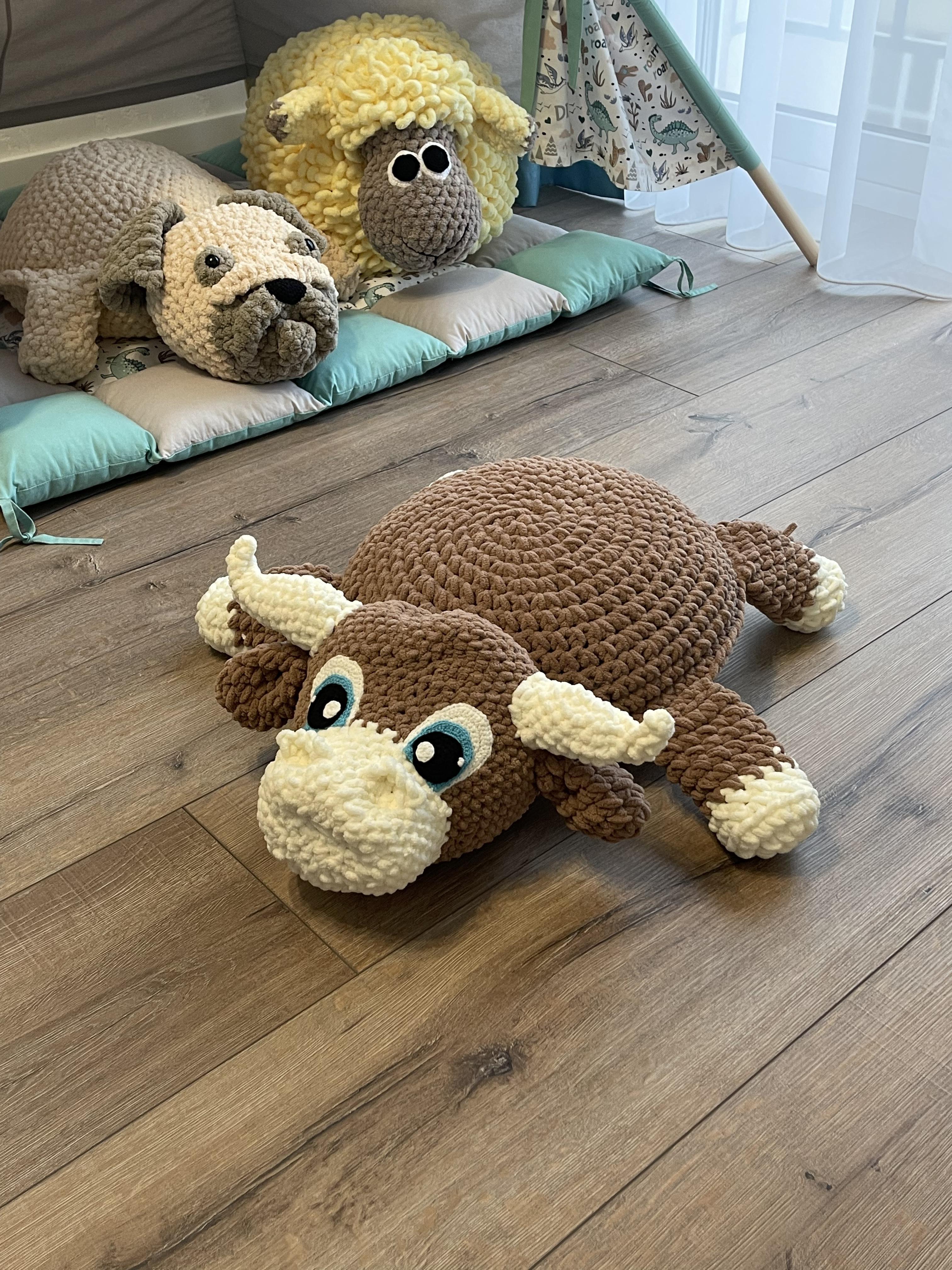 Подушка Бычок Боря (0915112022) - фото 4 Подушка Бычок Боря (0915112022) - фото 4