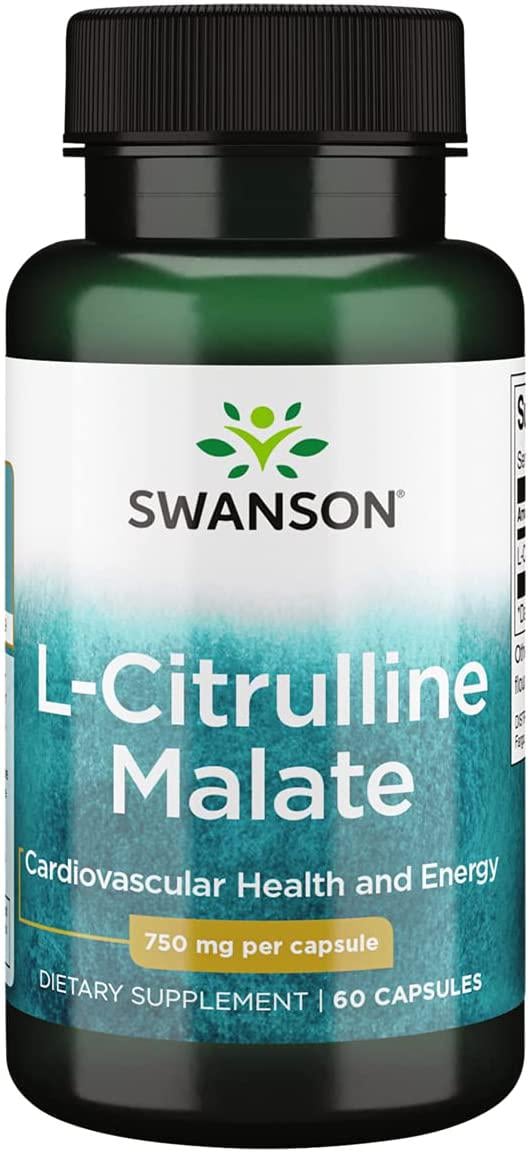 Амінокислоти L-Citrulline Malate 750 мг 60 капсул (00000032572)