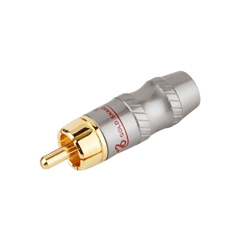 Штекер RCA SNAKE Gold 6 мм Красный (A153057) Штекер RCA SNAKE Gold 6 мм Красный (A153057)