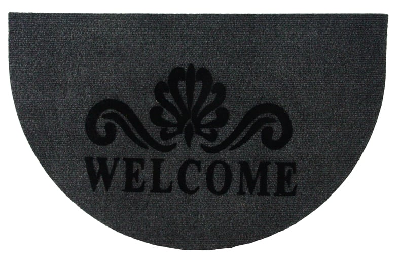 Коврик придверный Luna Italyan Y. Gri Nakisli Home 40х65 см