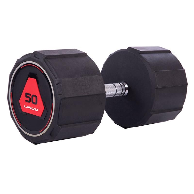 Гантель цельная LI NUO TA-3618 50 кг Черный (56508165)