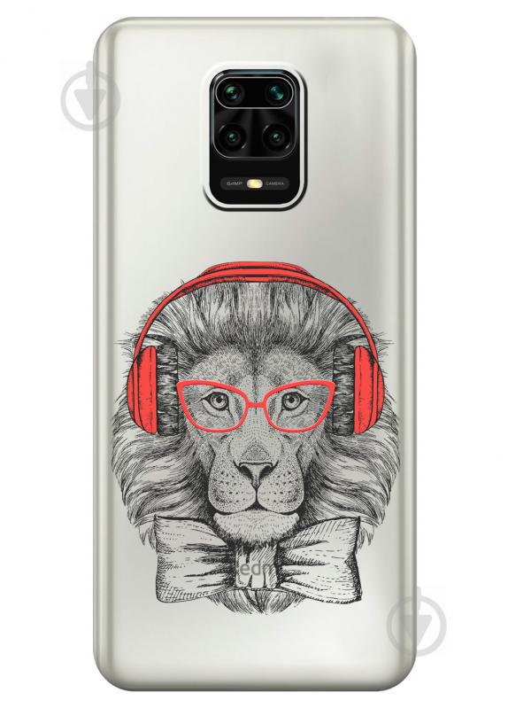 Силиконовый чехол iSwag для Xiaomi Redmi Note 9s Лев (KS2582) Силиконовый чехол iSwag для Xiaomi Redmi Note 9s Лев (KS2582)