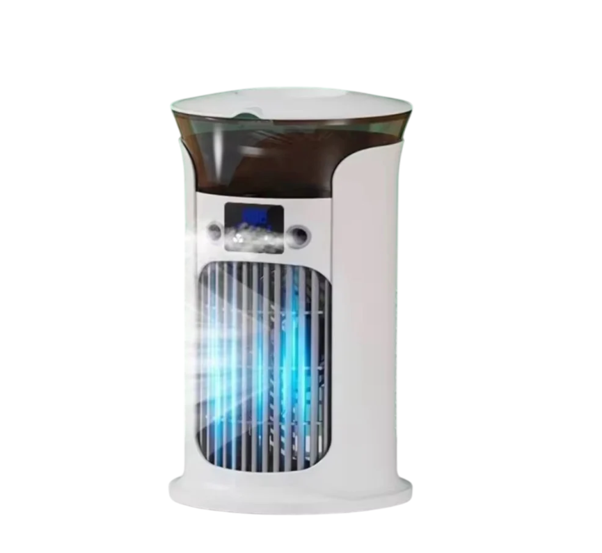 Вентилятор-кондиционер портативный с водяным охлаждением и LED-подсветкой Spray Air Cooler LY-940 3 скорости USB (6-18-2054227) - фото 5 Вентилятор-кондиционер портативный с водяным охлаждением и LED-подсветкой Spray Air Cooler LY-940 3 скорости USB (6-18-2054227) - фото 5