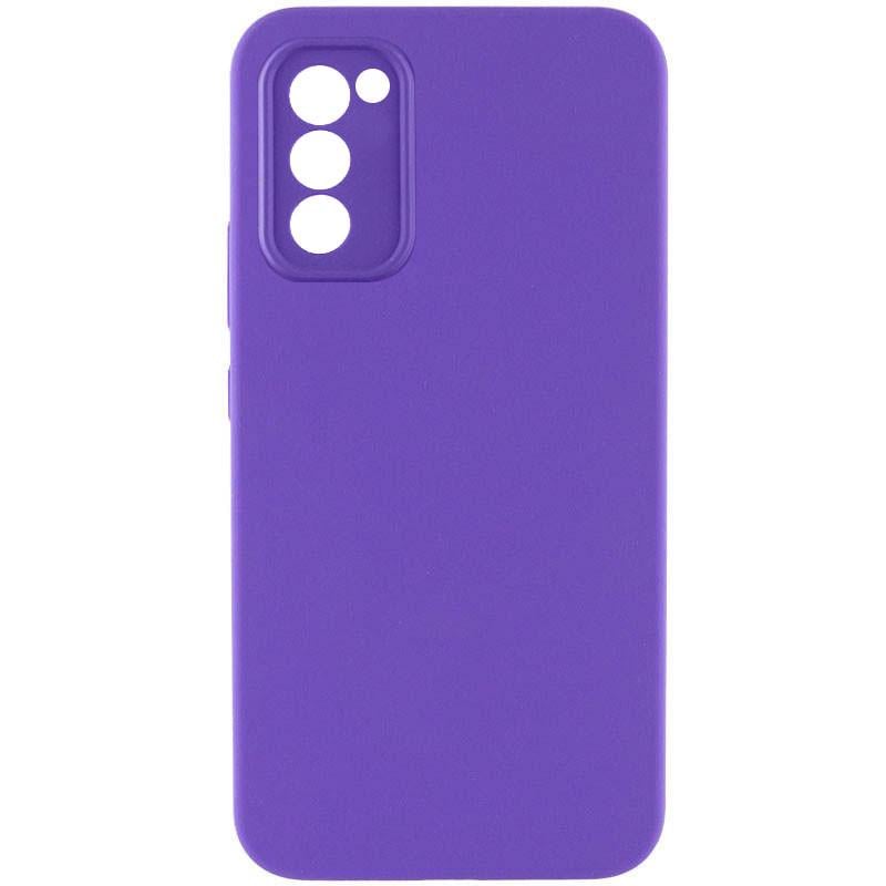 Протиударний чохол Silicone Cover Lakshmi Full Camera (AAA) для Samsung Galaxy S20 FE Фіолетовий / Amethyst