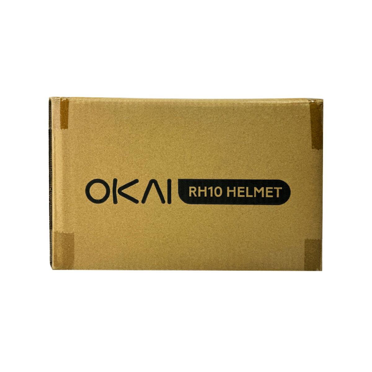 Спортивний шолом захисний OKAI L 56-62 см 260 г White (OKAIRH-LW) - фото 7