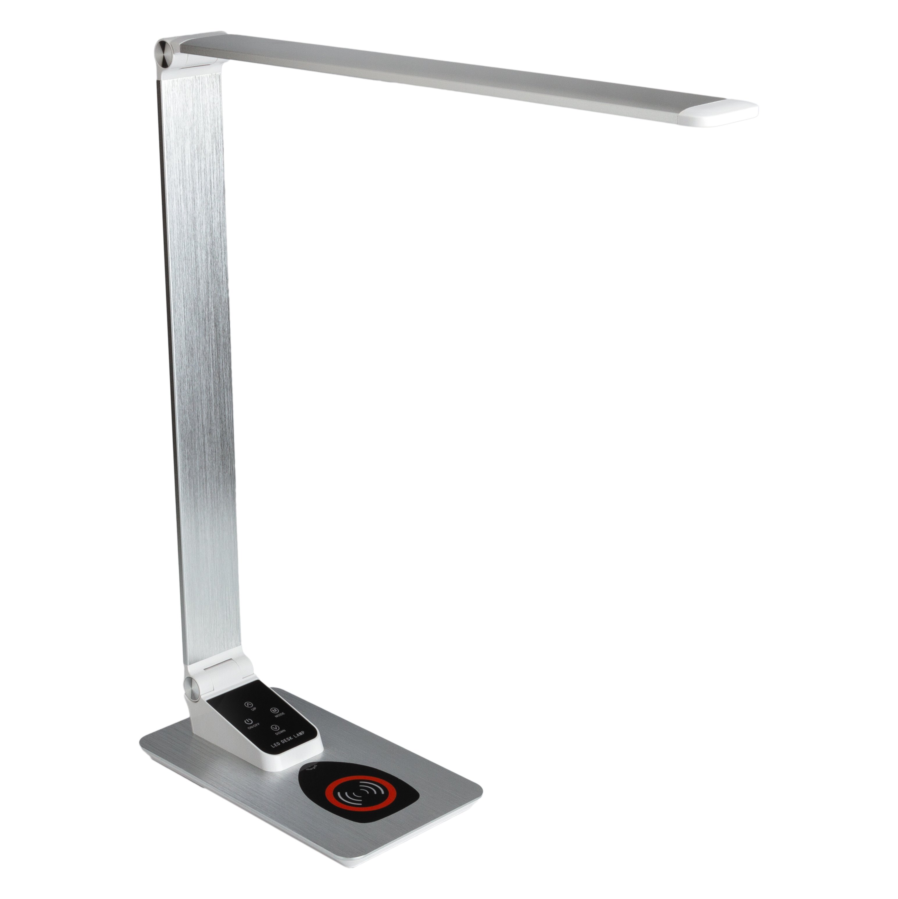 Настільна лампа Lightrich TX-180 c бездротовою зарядкою, Silver - фото 2