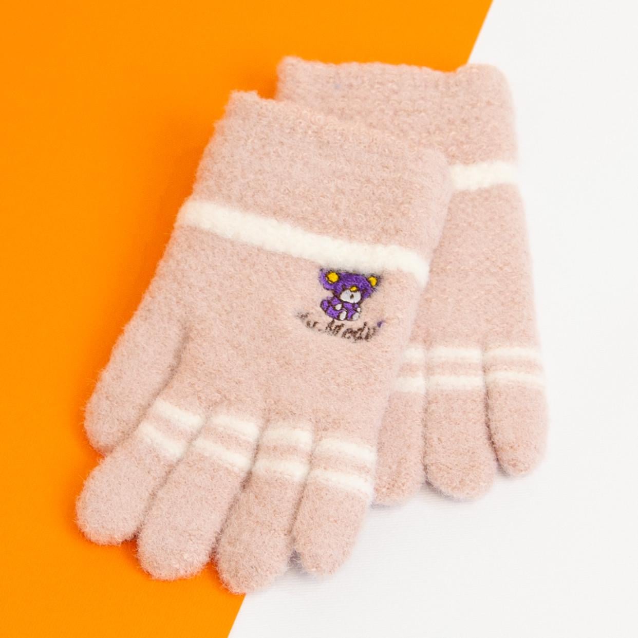 Перчатки детские на 5-7 лет зимние 20-25-1 Бежевый (DR010117)