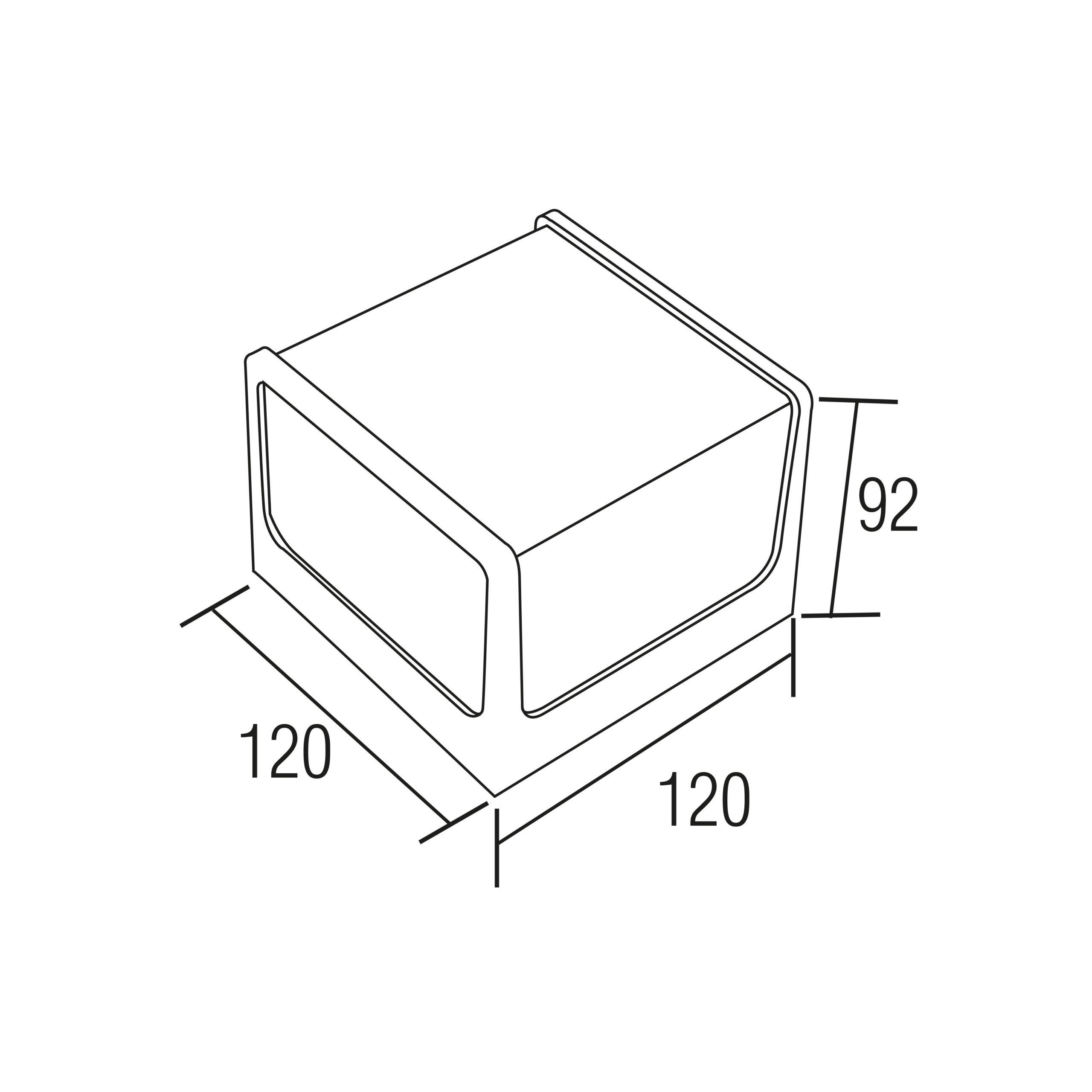 Светильник cветодиодный Horoz Electric Cube 8W фасадный - фото 2