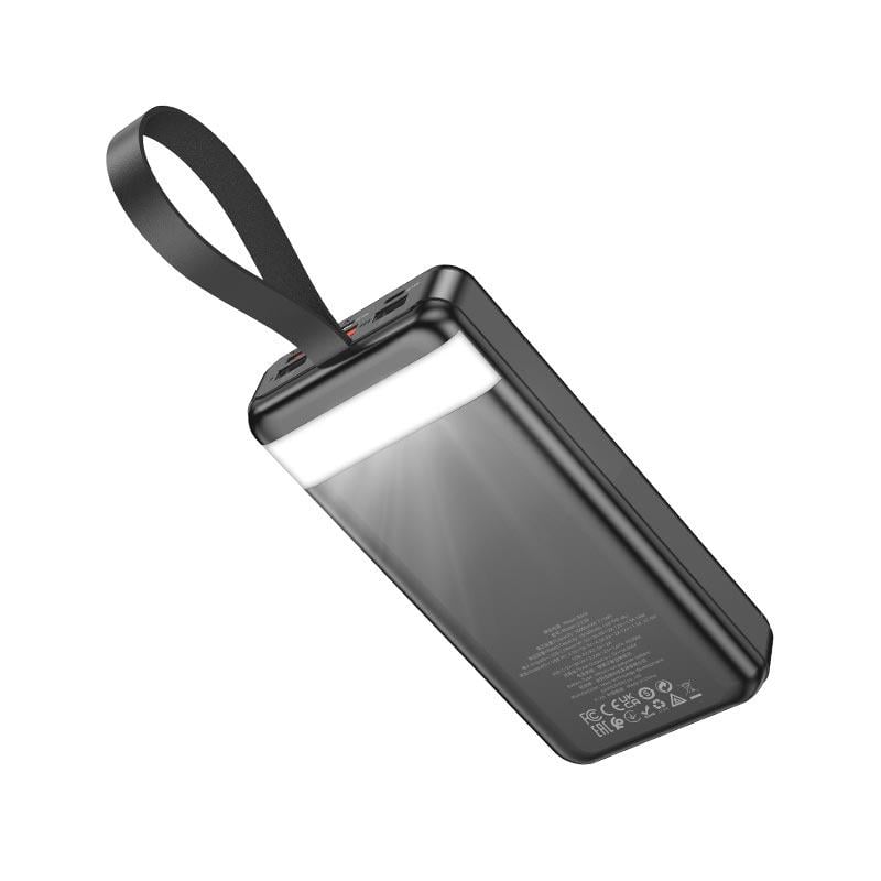 Павербанк Hoco J123B 30000 мАг 2xUSB Type-C Lightning QC/PD 22,5W 3 A Чорний (25775021) - фото 3 Павербанк Hoco J123B 30000 мАг 2xUSB Type-C Lightning QC/PD 22,5W 3 A Чорний (25775021) - фото 3