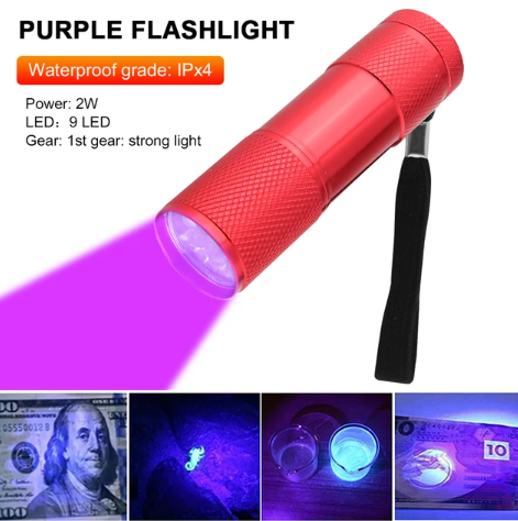 Ультрафиолетовый фонарь 365-400 НМ - фото 2 Ультрафиолетовый фонарь 365-400 НМ - фото 2