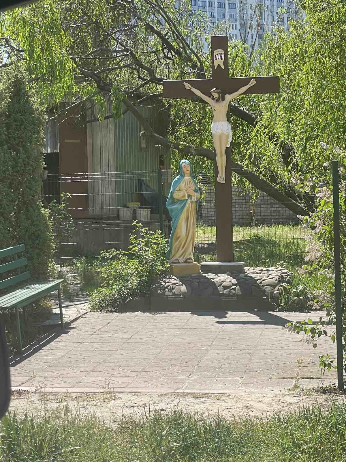 Велика фігура Розпʼяття Христа 130х90 см - фото 3 Велика фігура Розпʼяття Христа 130х90 см - фото 3