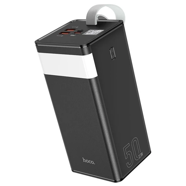 Повербанк Hoco J86A 50000mAh 22.5W 5A с фонариком (J86А) Повербанк Hoco J86A 50000mAh 22.5W 5A с фонариком (J86А)