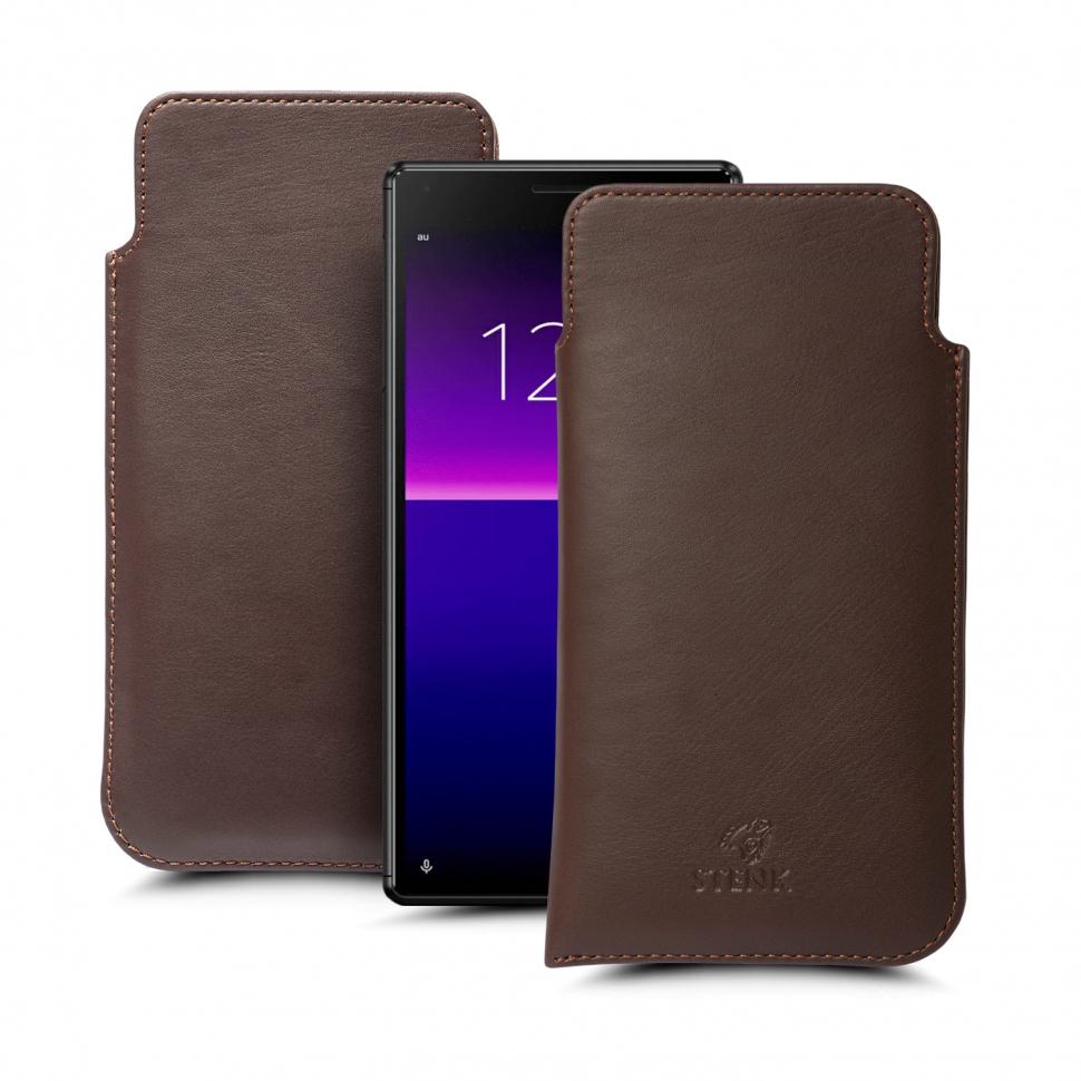 Футляр Stenk Elegance для Sony Xperia 8 Коричневый (66130) Футляр Stenk Elegance для Sony Xperia 8 Коричневый (66130)