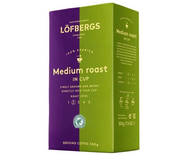 Кава мелена Lofbergs Medium Roast in Cup 500 г