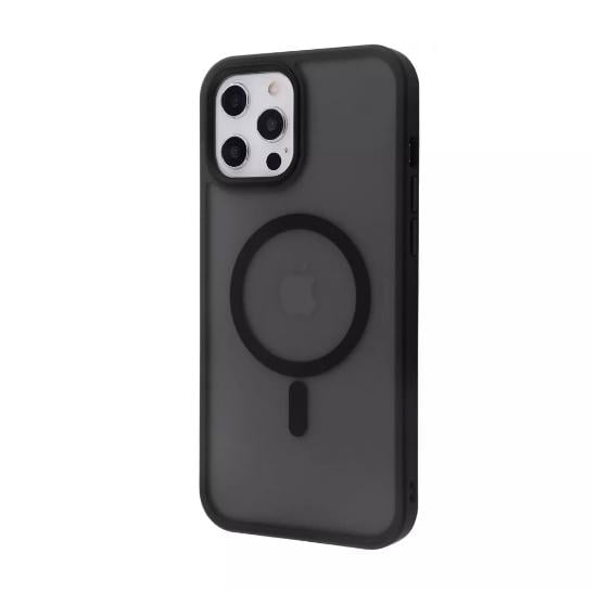 Чехол-накладка для телефона WAVE Matte Insane Case with Magnetic Ring - iPhone 12 Pro Max  black (451120001)