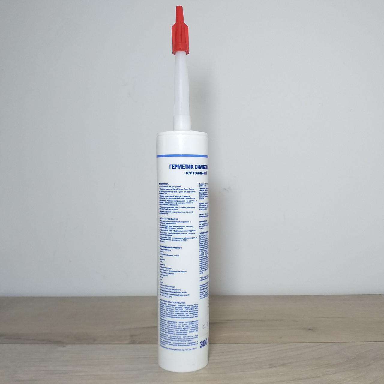 Герметик силіконовий для швів Eskaro Duax Silicone 300 мл 234 Шоколадний (X-1476) - фото 2