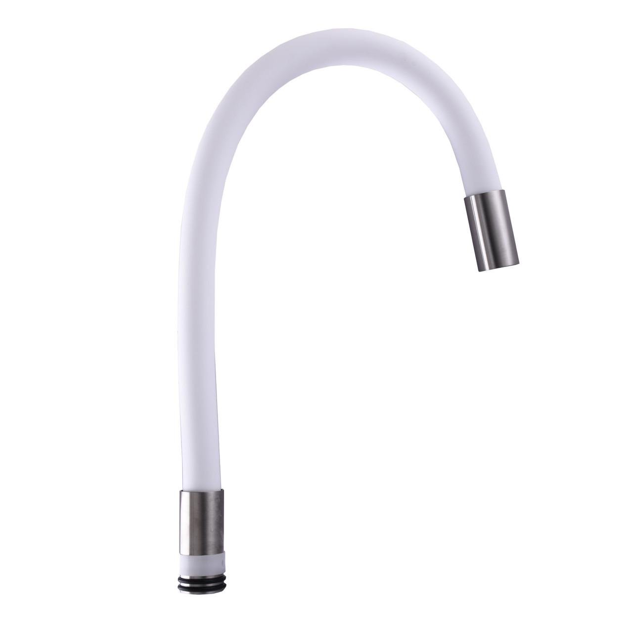 ᐉ Излив для смесителя гибкий 1/2 Globus Lux белый (GR000021180 ...