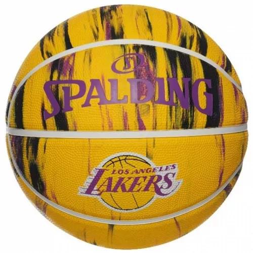 Мяч баскетбольный Spalding Los Angeles Lakers Marble р. 7 (only239_84095Z)