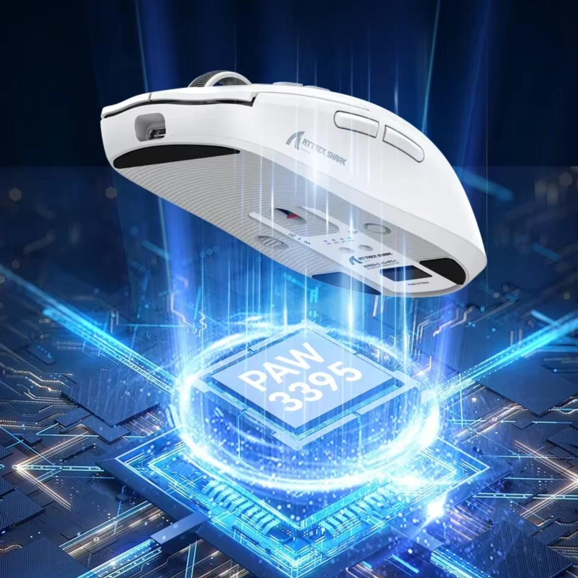 Мишка бездротова ATTACK SHARK X6 White (24392738) - фото 7 Мишка бездротова ATTACK SHARK X6 White (24392738) - фото 7