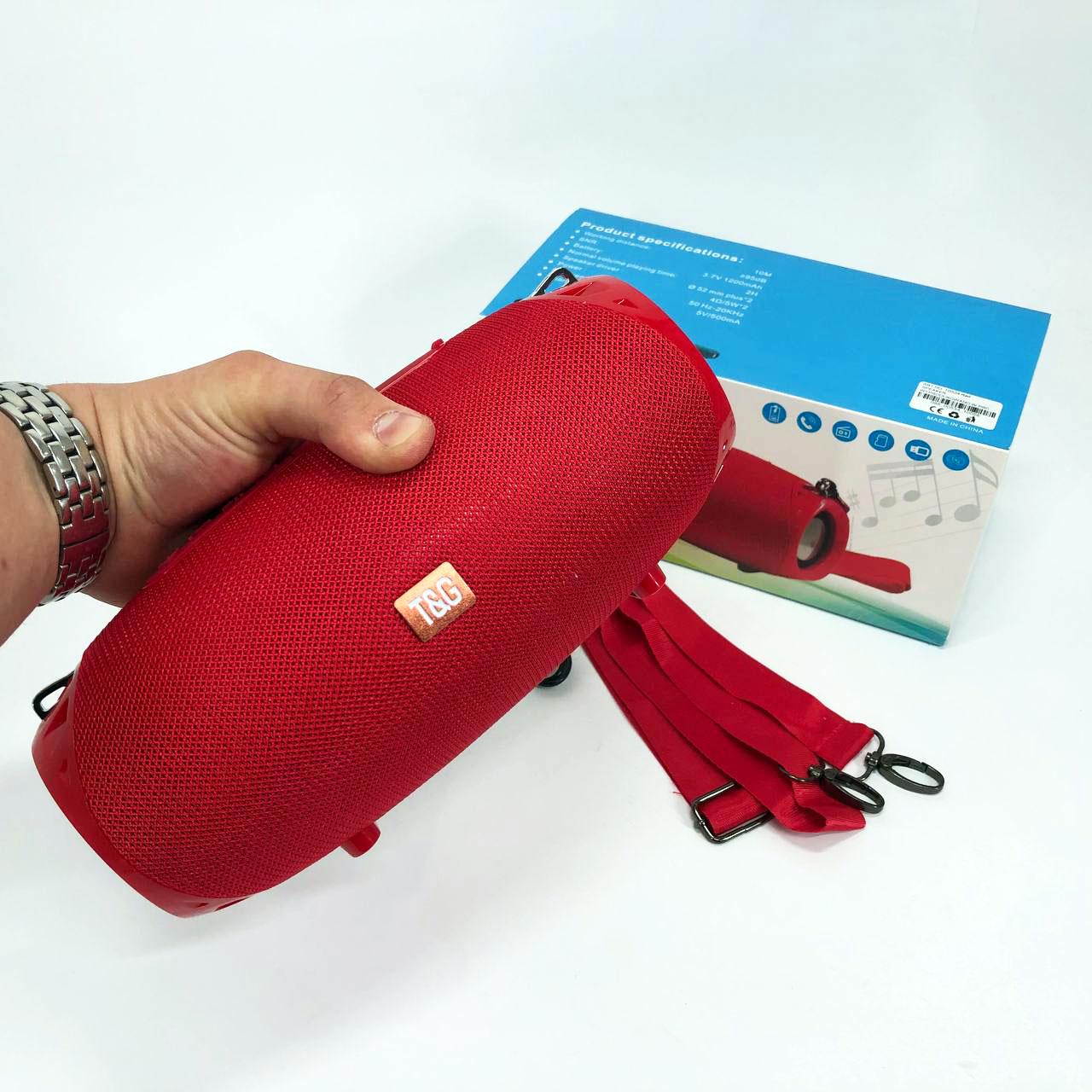 Портативная Bluetooth колонка TG534 SD IPX5 с ремешком Красный - фото 9 Портативная Bluetooth колонка TG534 SD IPX5 с ремешком Красный - фото 9