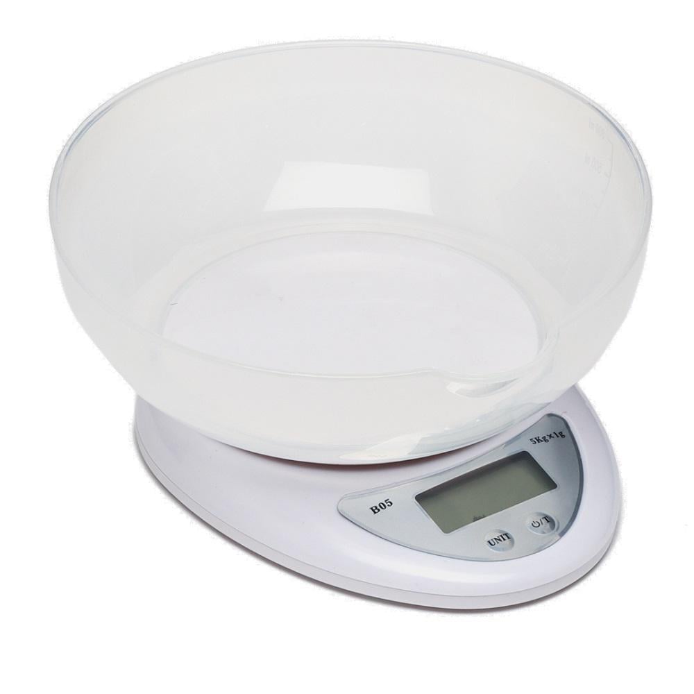 Ваги кухонні електронні 5 кг 18x19x8 см (LU000149)